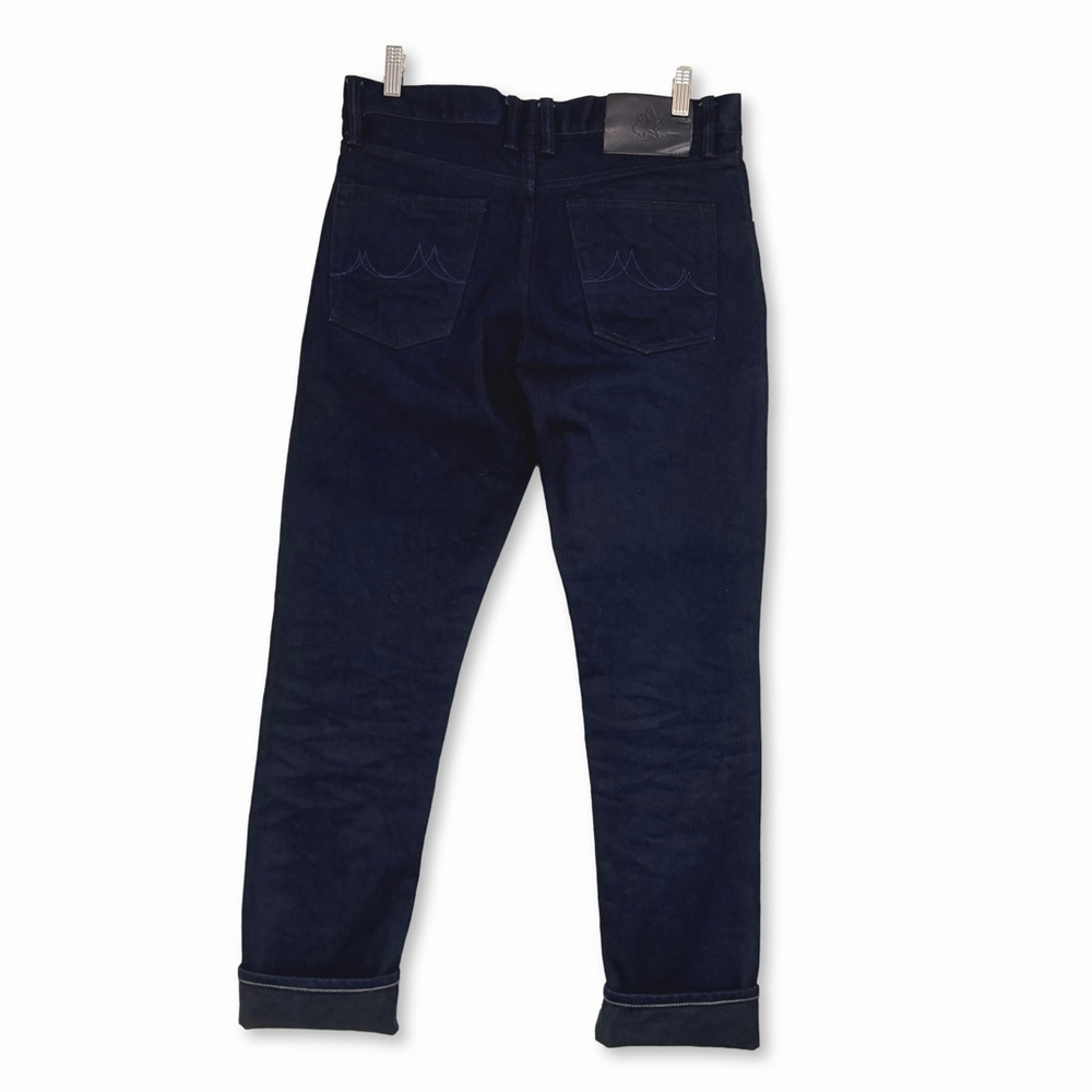 Fitted Underground W15 Greensboro Selvedge Jeans 31 Dark Indigo - Picture 2 of 12
